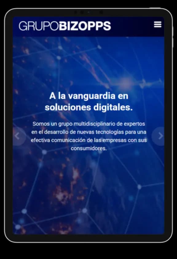 Plataforma vista responsiva